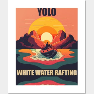 White Water Rafting 2 - Yolo Posters and Art